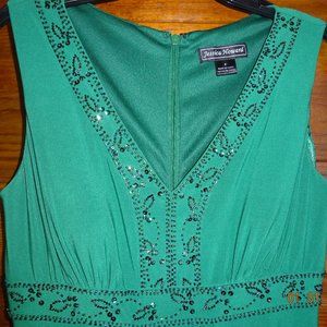 Never worn Green evening dress